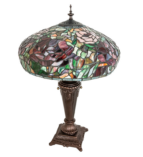 26" High Tiffany Peony Table Lamp