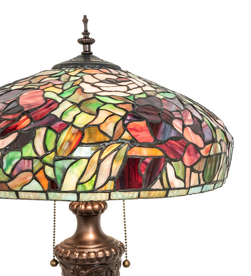 26" High Tiffany Peony Table Lamp