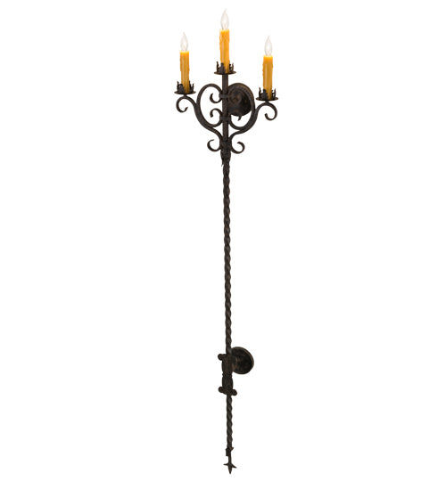 16" Wide Palmira 3 Light Wall Sconce