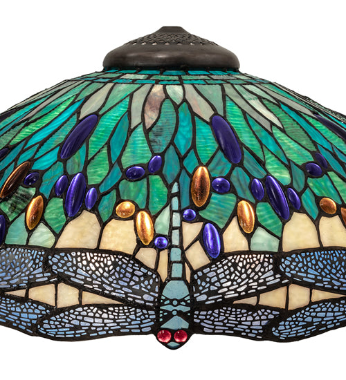 22" Wide Tiffany Hanginghead Dragonfly Shade