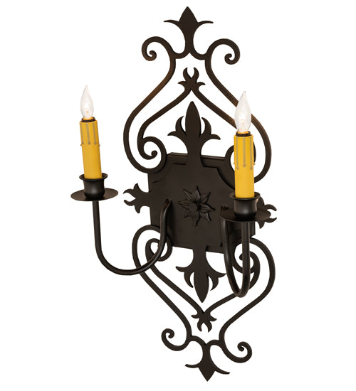 11" Wide Louisa 2 Light Wall Sconce