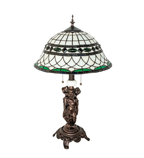 28" High Tiffany Roman Table Lamp