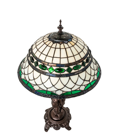 28" High Tiffany Roman Table Lamp