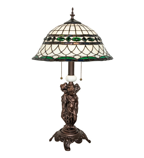 28" High Tiffany Roman Table Lamp