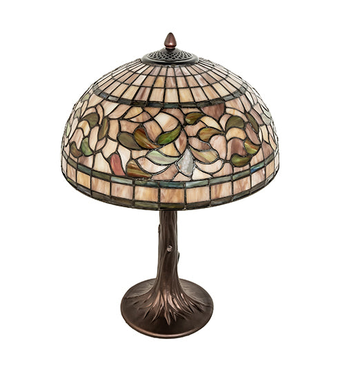 23" High Tiffany Turning Leaf Table Lamp