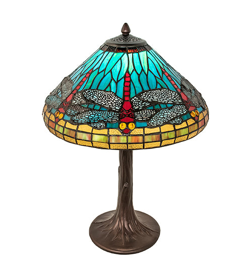 23" High Tiffany Dragonfly Table Lamp