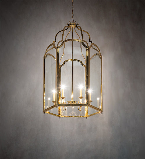 36" Wide Ouro 6 Light Pendant