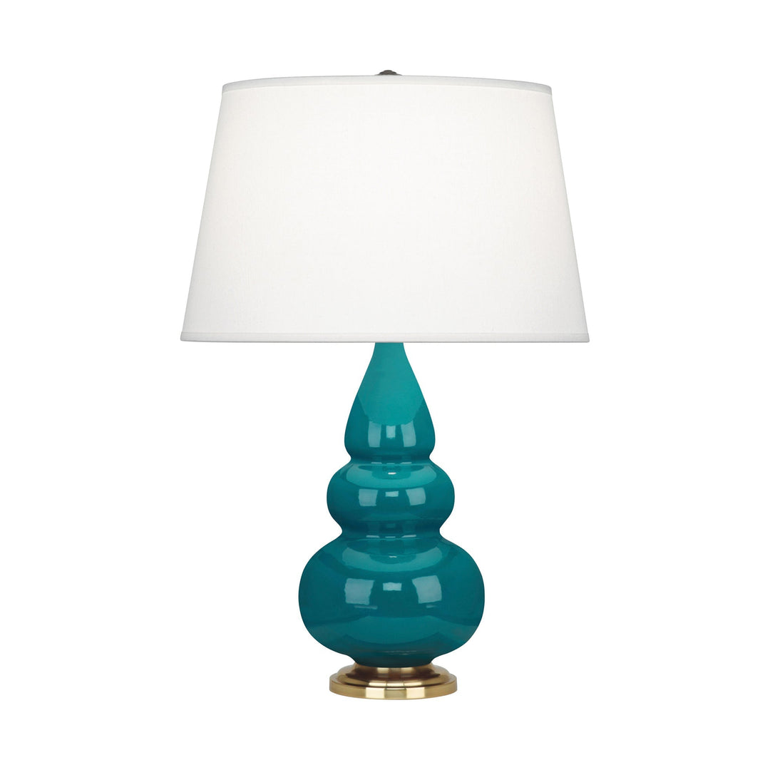 Peacock Small Triple Gourd Accent Lamp-Style Number 253X