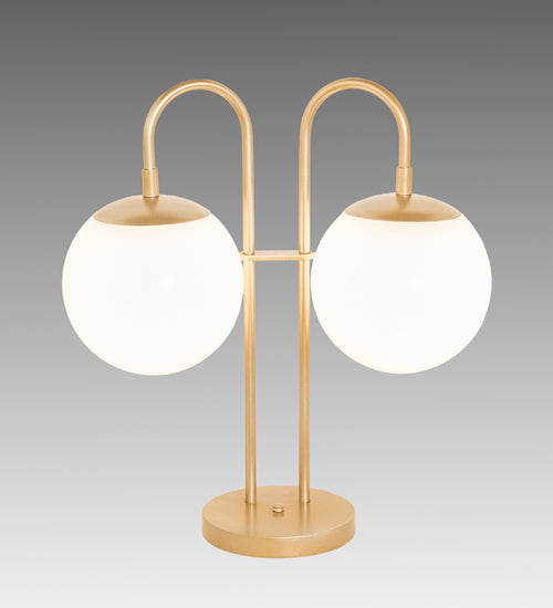 21" High Bola Deux 2 Light Table Lamp