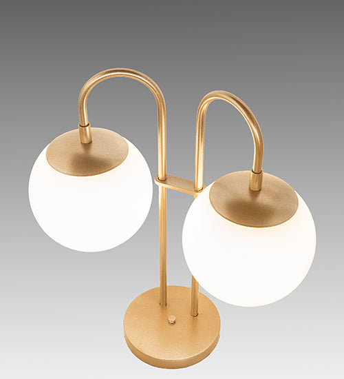 21" High Bola Deux 2 Light Table Lamp