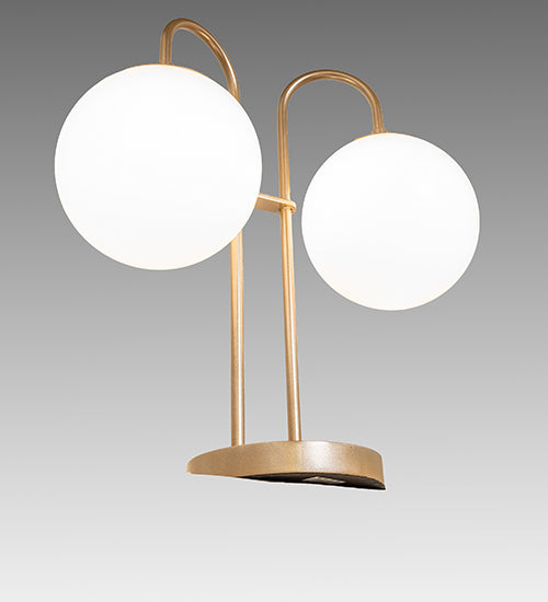 21" High Bola Deux 2 Light Table Lamp