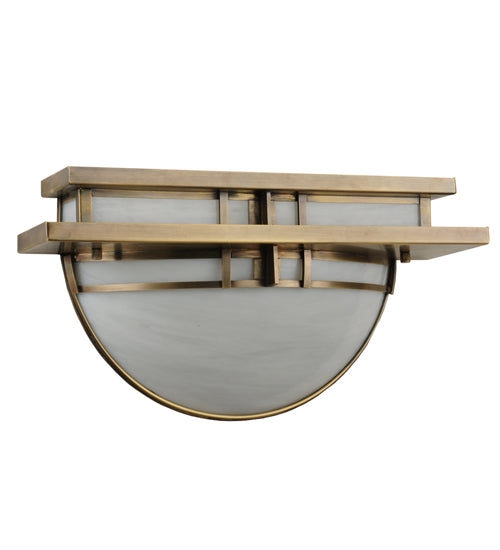 14" Wide Revival Deco Wall Sconce