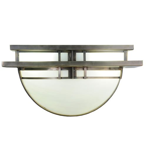 14" Wide Revival Deco Wall Sconce