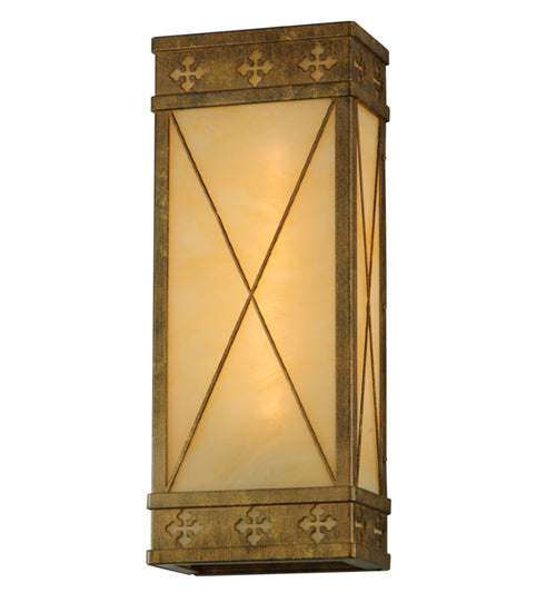 7" Wide Byzantine Wall Sconce