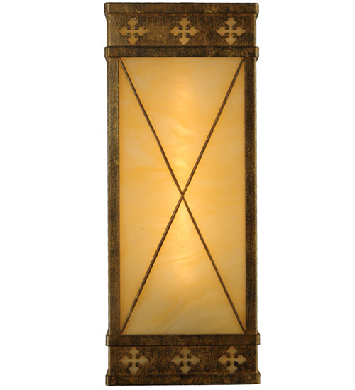 7" Wide Byzantine Wall Sconce