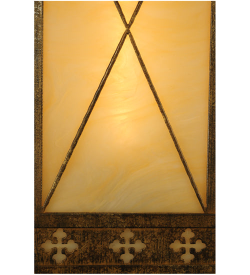 7" Wide Byzantine Wall Sconce