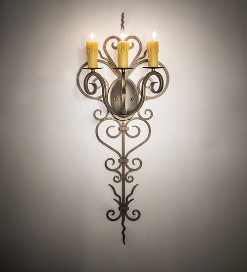 14" Wide Kenna 3 Light Wall Sconce