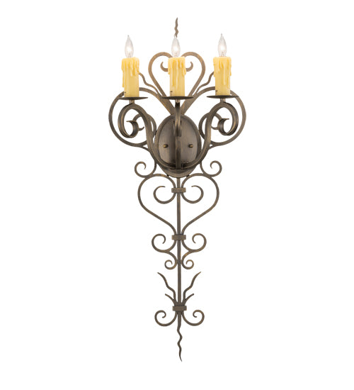 14" Wide Kenna 3 Light Wall Sconce