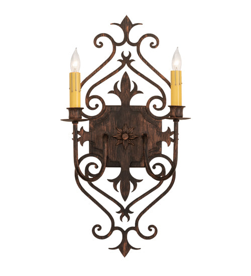 11" Wide Louisa 2 Light Wall Sconce