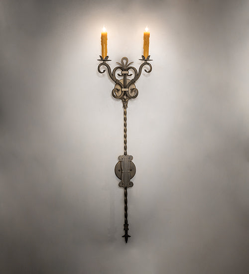 13" Wide Palmira 2 Light Wall Sconce