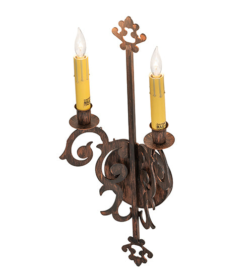 8" Wide Aneila 2 Light Wall Sconce