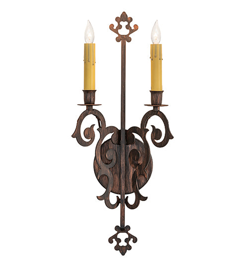 8" Wide Aneila 2 Light Wall Sconce