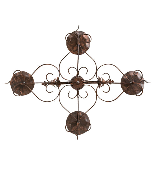 28" Long Elianna 4 Light Oblong Chandelier