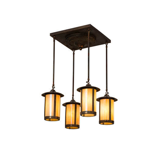 28" Wide Fulton Prime 4 Light Pendant