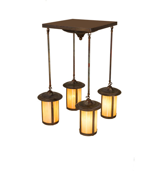 28" Wide Fulton Prime 4 Light Pendant