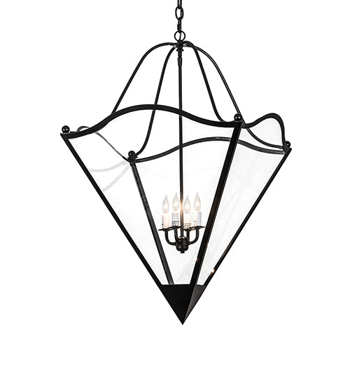 24" Square Zale Inverted Pendant