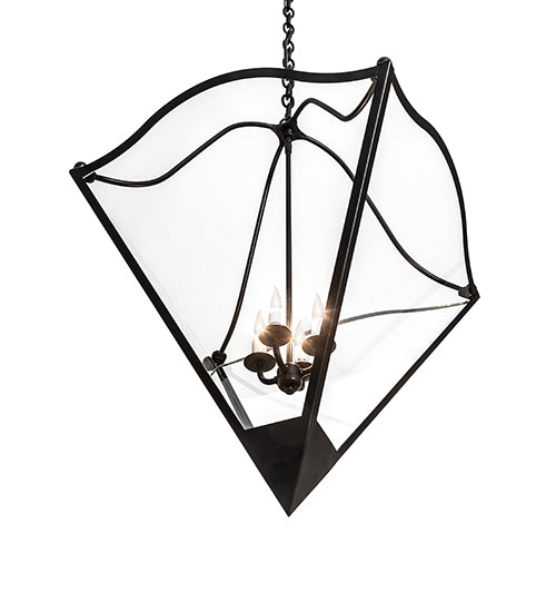 24" Square Zale Inverted Pendant