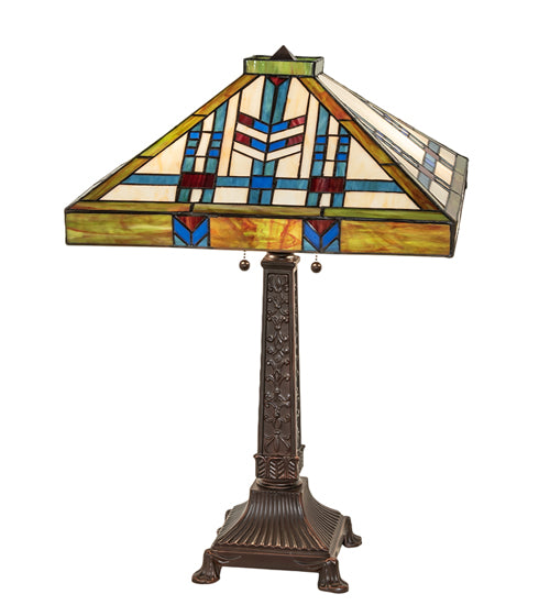 25" High Prairie Wheat Table Lamp