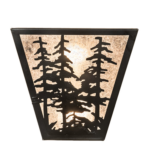 13" Wide Tall Pines Wall Sconce