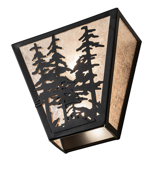 13" Wide Tall Pines Wall Sconce