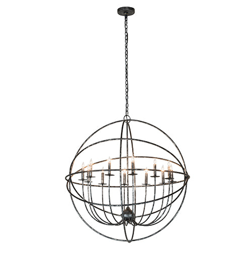 42" Wide Atom Enerjisi 12 Light Chandelier