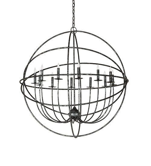 42" Wide Atom Enerjisi 12 Light Chandelier