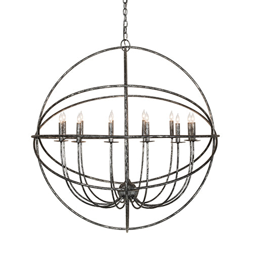 42" Wide Atom Enerjisi 12 Light Chandelier