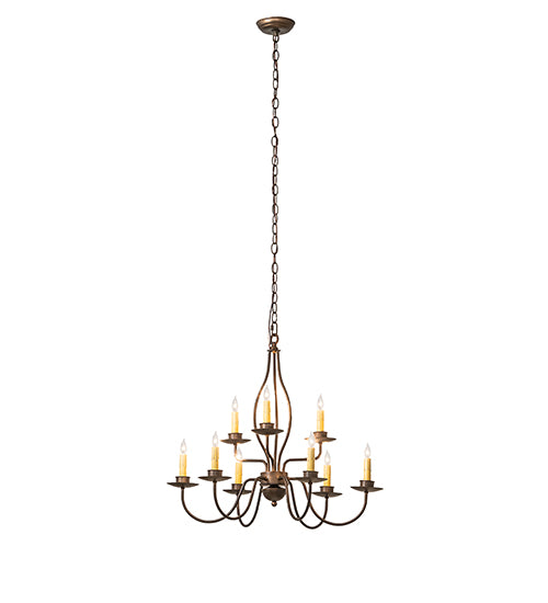 28" Wide Earl 9 Light Chandelier