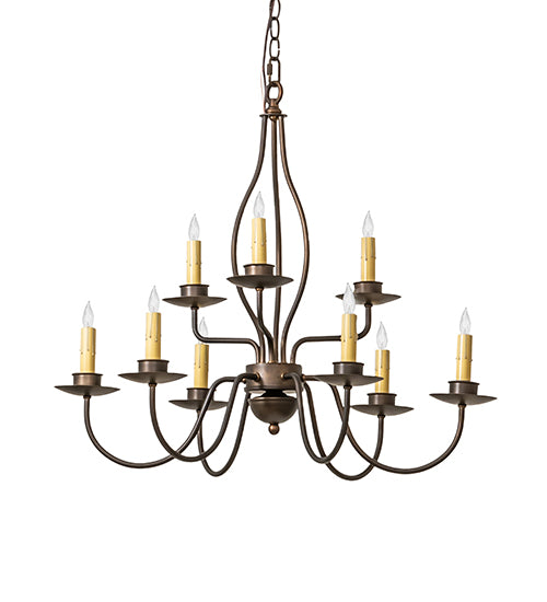 28" Wide Earl 9 Light Chandelier