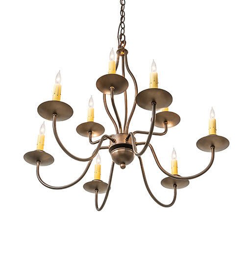 28" Wide Earl 9 Light Chandelier