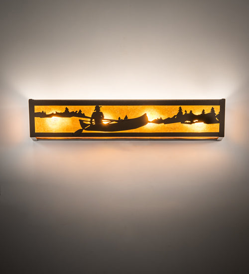 24" Wide Canoe At Lake Vanity Light