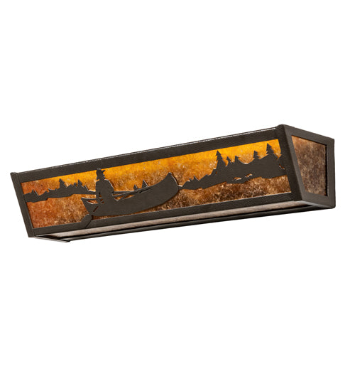 24" Wide Canoe At Lake Vanity Light