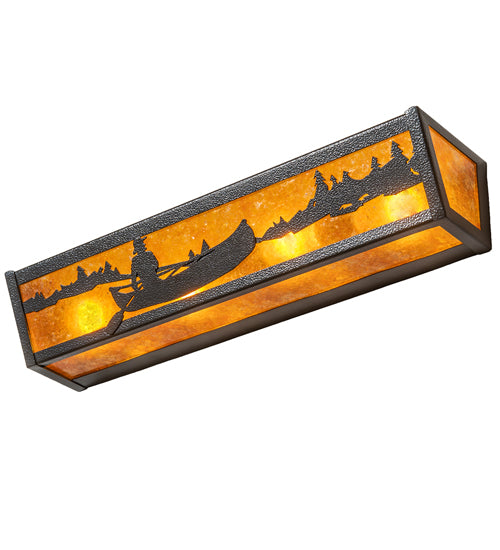 24" Wide Canoe At Lake Vanity Light