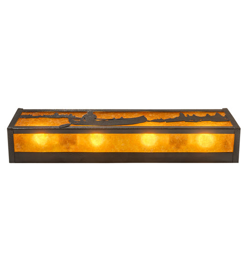 24" Wide Canoe At Lake Vanity Light