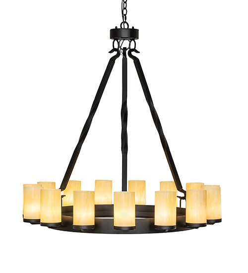 42" Wide Noziroh Ring 15 Light Chandelier