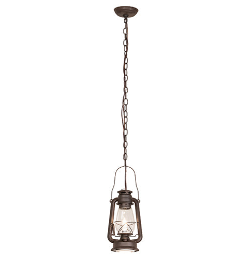 7" Wide Miners Lantern Mini Pendant