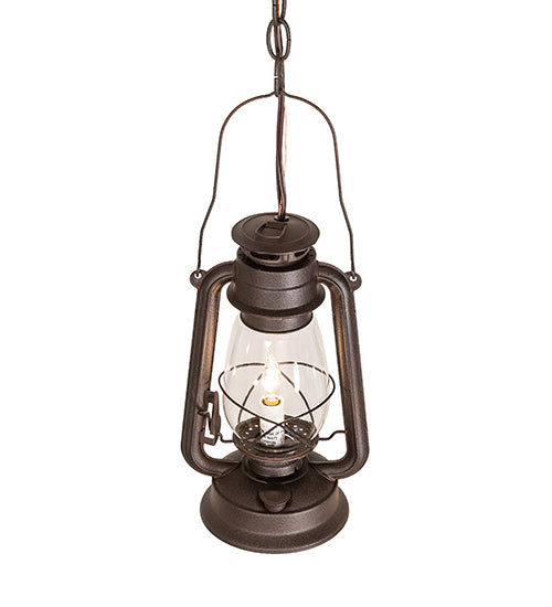 7" Wide Miners Lantern Mini Pendant