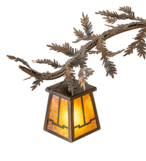 24" Wide Pine Branch Valley View 3 Light Chandelier