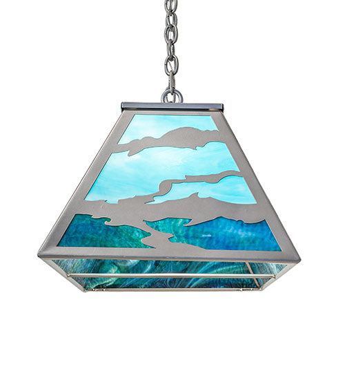 48" Long Sailfish Oblong Pendant