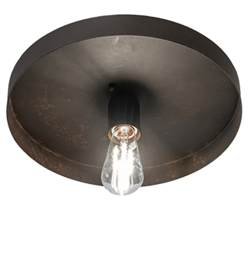 13" Wide Alva Cap Flushmount